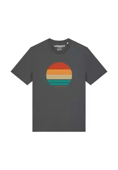 Футболка с принтом watapparel, серый