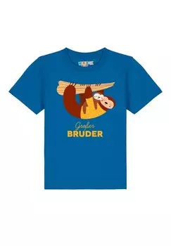 Футболка с принтом watapparel, синий