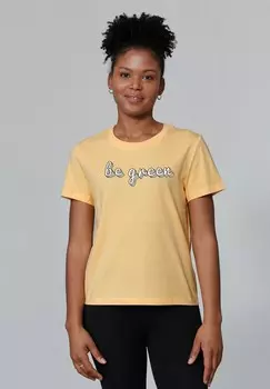 Футболка с принтом watapparel, желтый