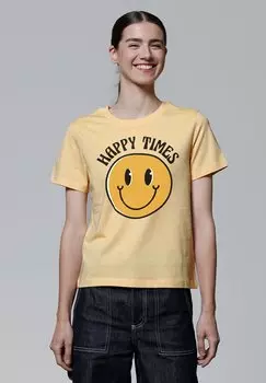 Футболка с принтом watapparel, желтый