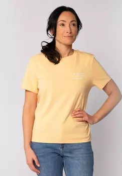 Футболка с принтом watapparel, желтый