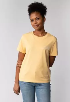 Футболка с принтом watapparel, желтый