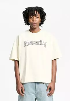 Футболка с принтом WATER Reternity, бежевый