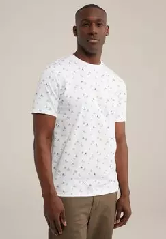 Футболка с принтом WE Fashion, белая