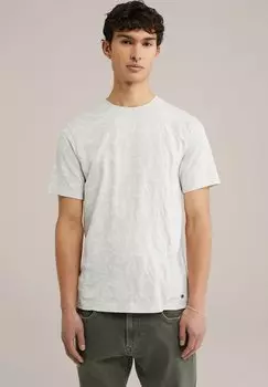 Футболка с принтом WE Fashion, бежевый