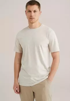 Футболка с принтом WE Fashion, бежевый