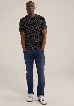 Футболка с принтом WE Fashion, черная