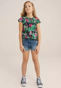 Футболка с принтом WE Fashion, цвет blue