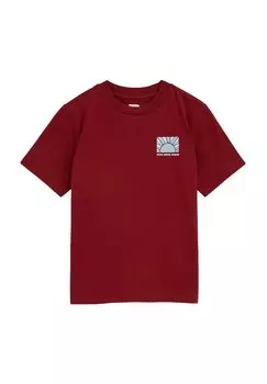 Футболка с принтом WE Fashion, красный