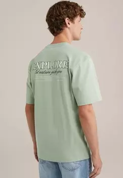 Футболка с принтом WE Fashion, мятный
