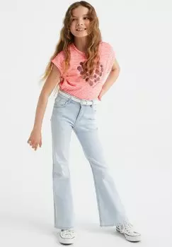 Футболка с принтом WE Fashion, розовая