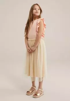 Футболка с принтом WE Fashion, розовая