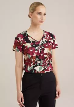 Футболка с принтом WE Fashion, розовый