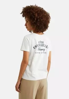 Футболка с принтом WE Fashion, слоновая кость