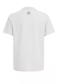 Футболка с принтом WE Fashion, светло-серый