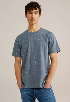 Футболка с принтом WE Fashion, темно-серый