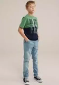 Футболка с принтом We Fashion, желтый