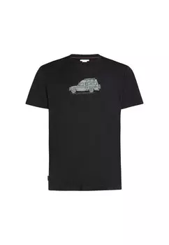 Футболка с принтом WEIGHT LITE COSY CAMPER icebreaker, черный