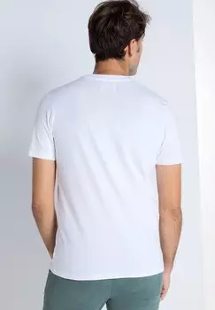 Футболка с принтом WEISSES CHENILLE MIT KURZEN RMELN BENDORFF, белый