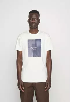 Футболка с принтом Welsch Pepe Jeans, цвет offwhite
