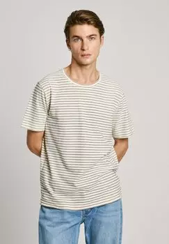 Футболка с принтом WEST PURNEY Pepe Jeans, молочный