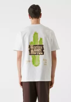 Футболка с принтом WESTERN MOTEL Lost Youth, белый