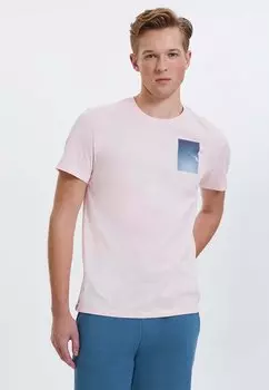 Футболка с принтом WESTMARK LONDON, розовый