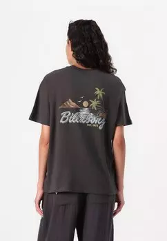 Футболка с принтом WHAT A VIBE TEE Billabong, черный