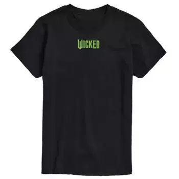 Футболка с принтом Wicked для больших размеров Licensed Character, черный