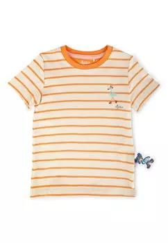 Футболка с принтом WILD FLAMINGO sigikid, цвет creme orange