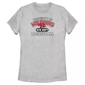 Футболка с принтом Wildcats из «Классного мюзикла» для подростков Disney, серый