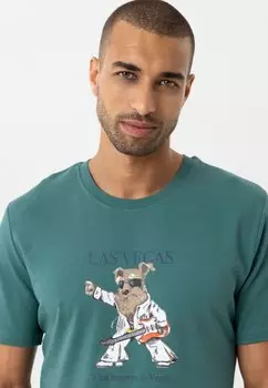 Футболка с принтом Williot, зеленый