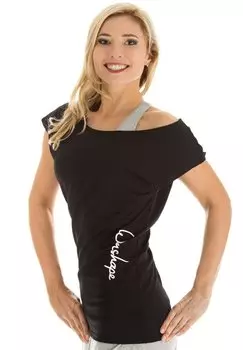 Футболка с принтом Winshape, черный