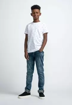 Футболка с принтом WITH ALL-OVER PRINT Petrol Industries, цвет bright white