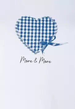 Футболка с принтом WITH PLACEMENT More & More, белый