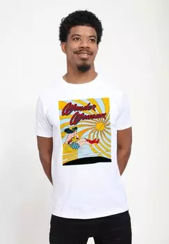 Футболка с принтом WOMAN FLYING Henry Tiger, белый