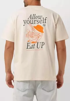 Футболка с принтом Woodbird, кремовый