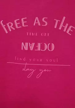 Футболка с принтом WORDING Cecil, цвет Mottled Pink