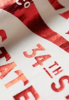 Футболка с принтом WORKWEAR Superdry, белый