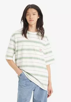 Футболка с принтом Workwear Tee Levi's, цвет stanlee egret