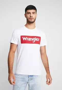 Футболка с принтом Wrangler, белый