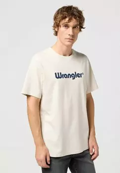 Футболка с принтом Wrangler, белый