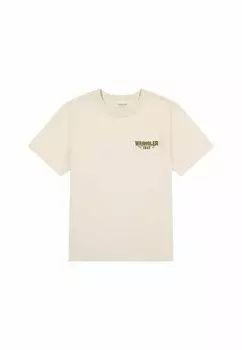Футболка с принтом Wrangler, кремовый