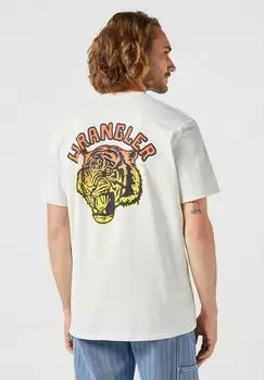 Футболка с принтом Wrangler, молочный