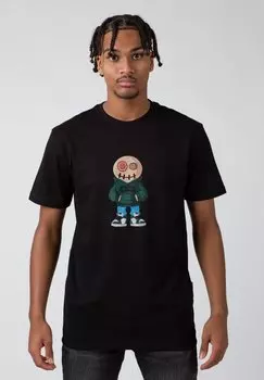 Футболка с принтом Wrong Friends, зеленый