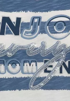 Футболка с принтом WT DELTA ROUND Key Largo, темно-синий