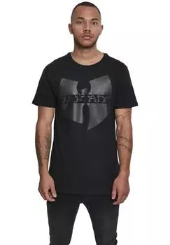 футболка с принтом WU-WEAR BLACK LOGO Mister Tee, черный