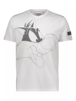 Футболка с принтом x Looney Tunes Iceberg, нейтральный