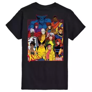 Футболка с принтом X-Men '97 для больших размеров Marvel, черный