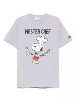 Футболка с принтом X Снупи MC2 Saint Barth, серый